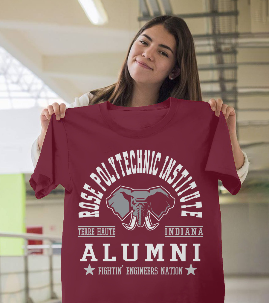 Rose Polytechnic Institute Alumni Terre Haute Indiana Fightin' Engineers Nation T-Shirt