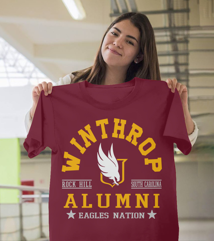 Winthrop Alumni Rock Hill South Carolina Eagles Nation T-Shirt