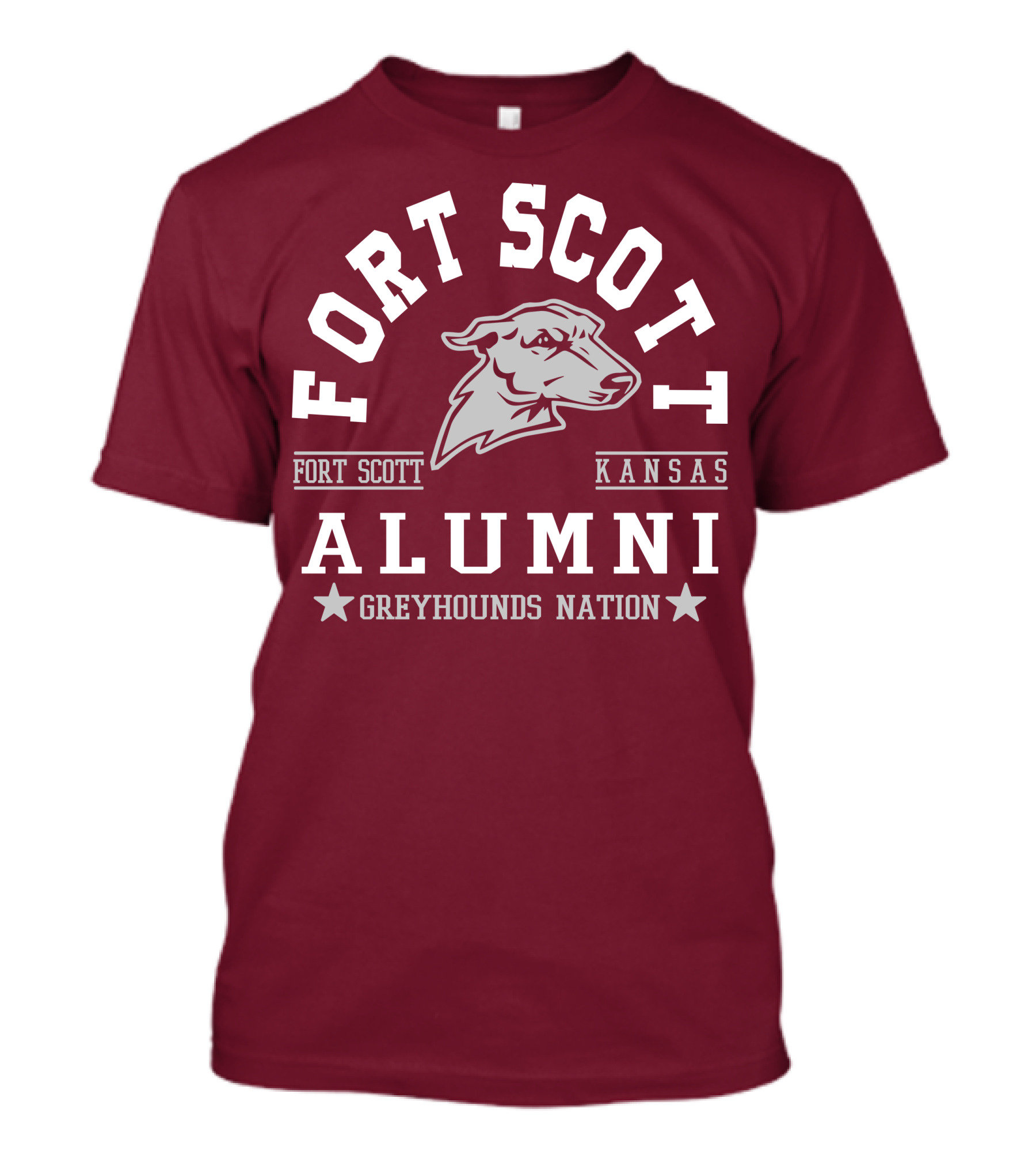 Fort Scott Kansas Alumni Greyhounds Nation T-Shirt