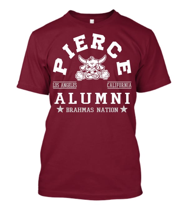 Pierce College Alumni Los Angeles California Brahmas Nation T-Shirt