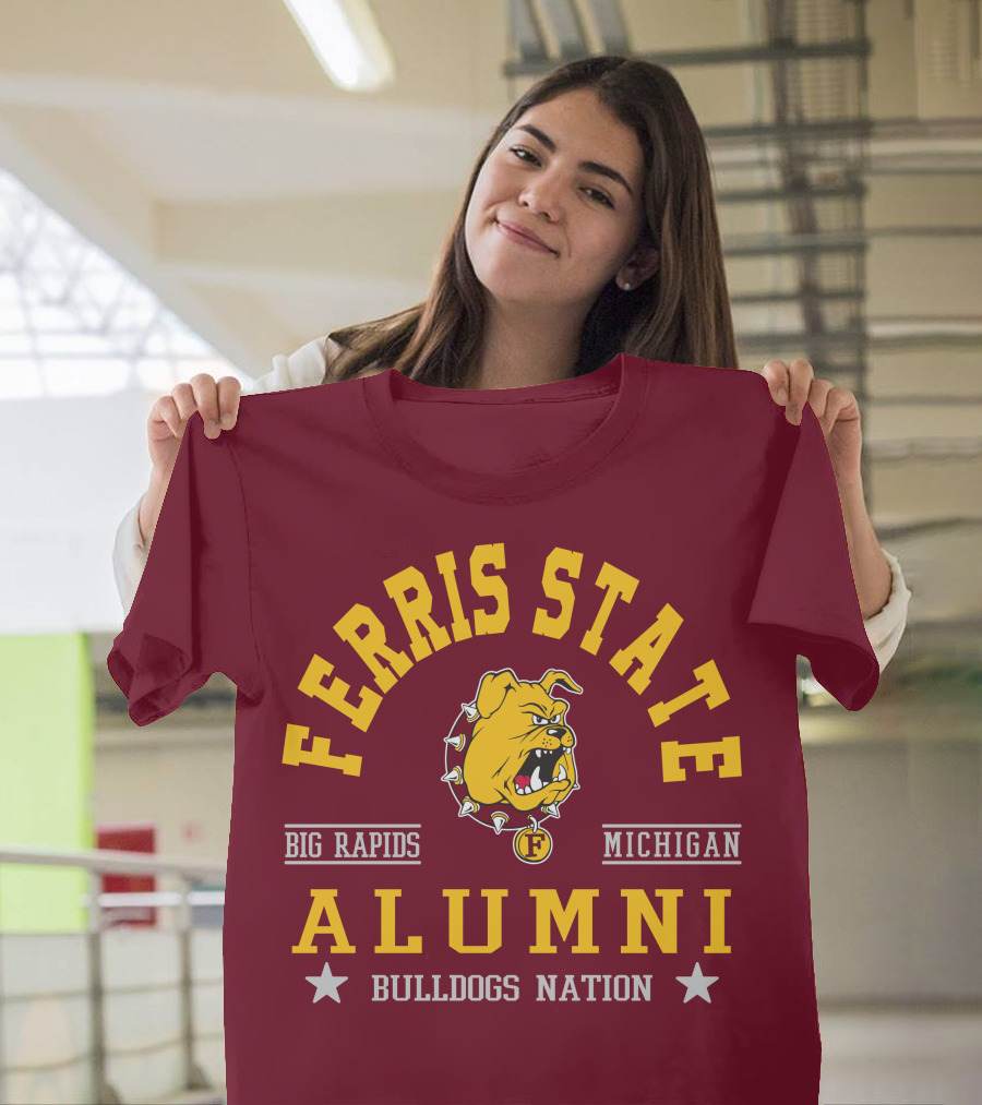 Ferris State Michigan Alumni Bulldogs Nation Big Rapids T-Shirt