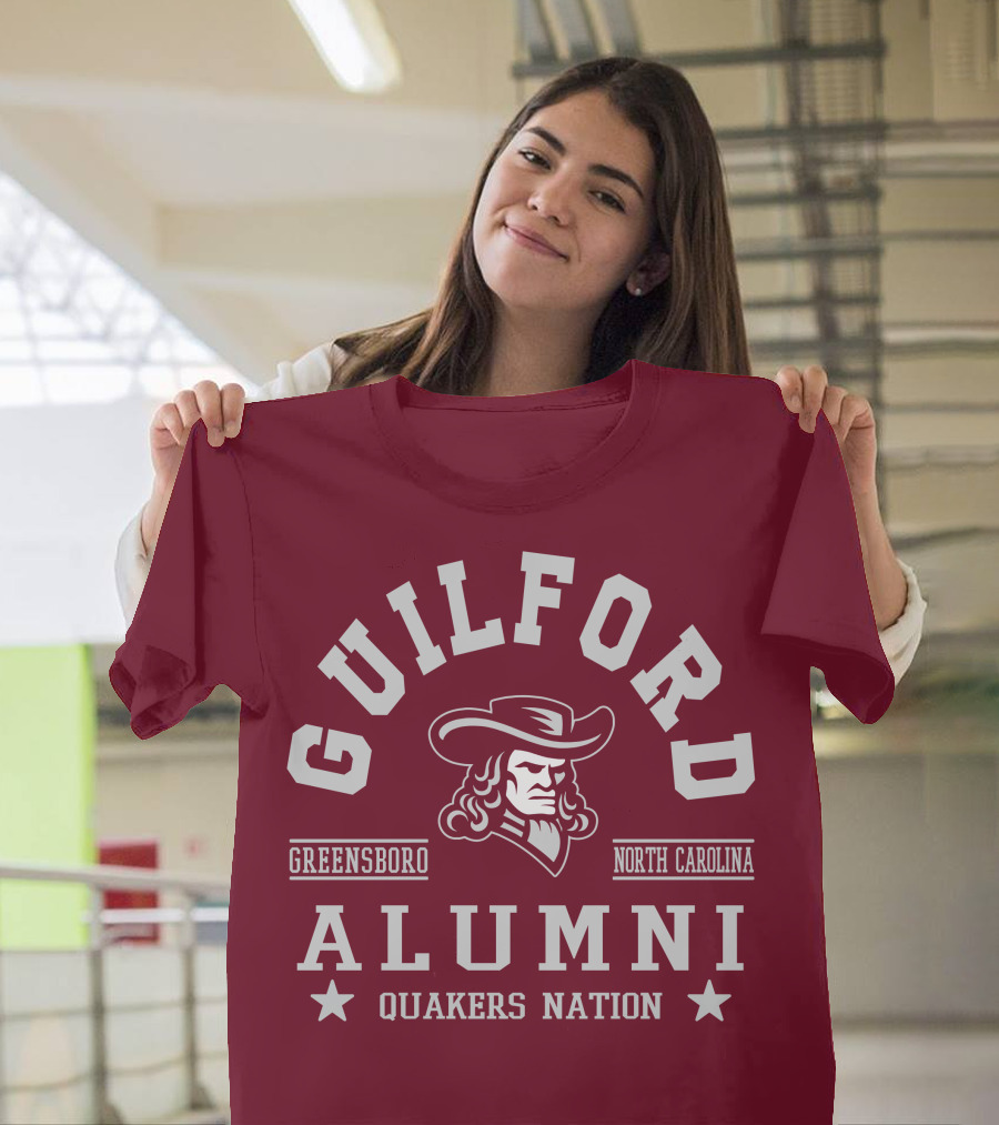Guilford Alumni Quakers Nation Greensboro North Carolina T-Shirt