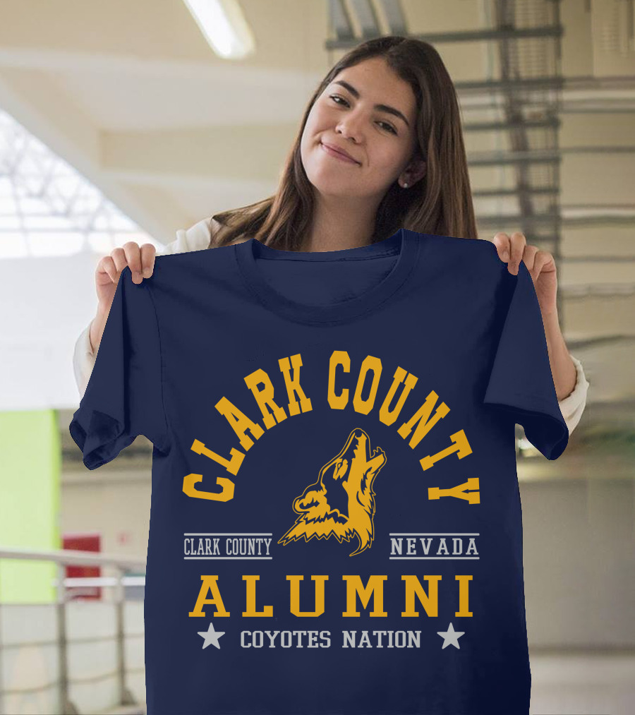 Clark County Nevada Alumni Coyotes Nation T-Shirt
