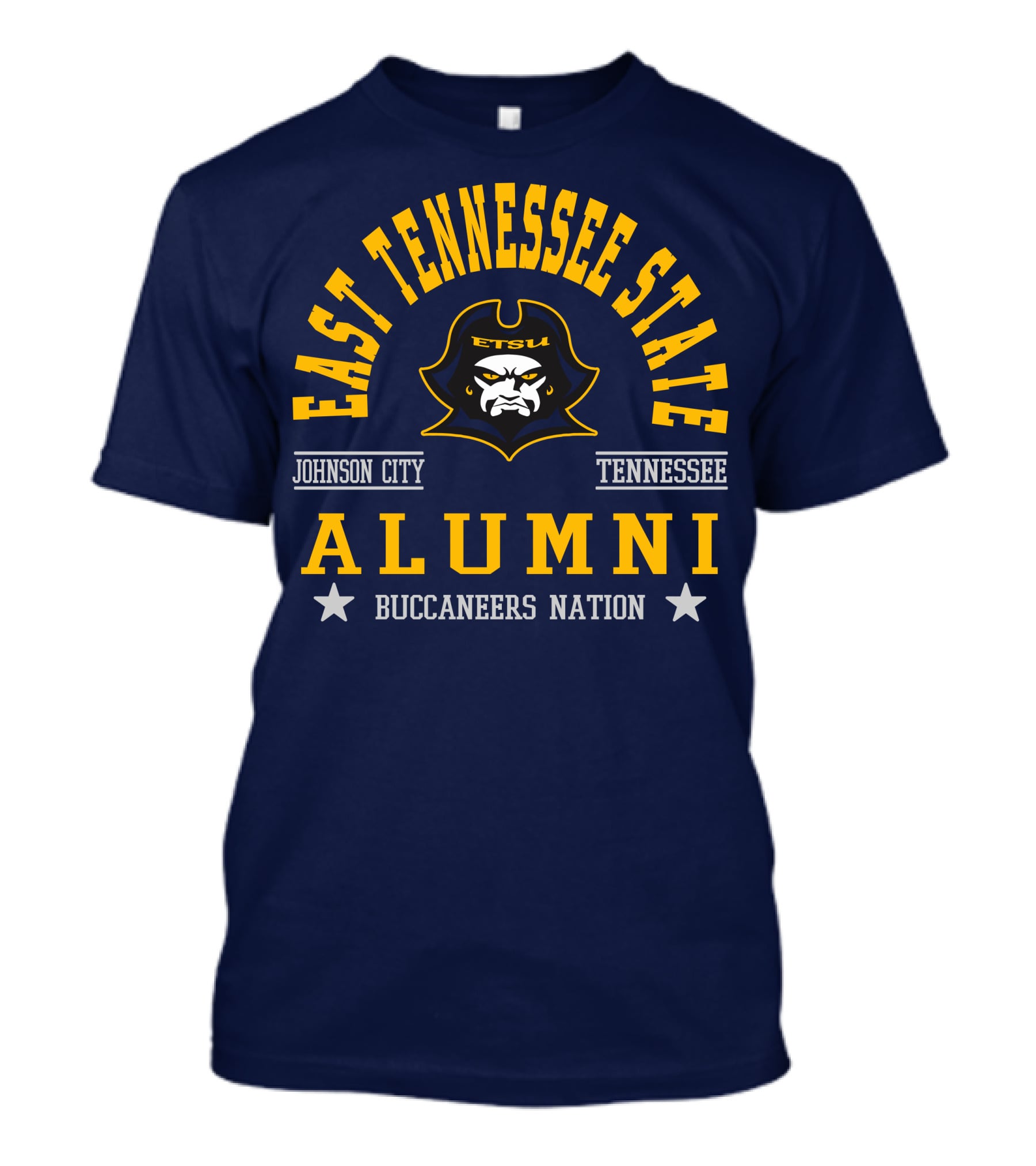 East Tennessee State Alumni Buccaneers Nation Johnson City Tennessee T-Shirt