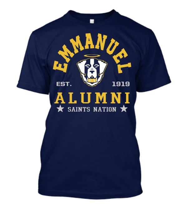 EMMANUEL Alumni EST. 1919 Saints Nation T-Shirt