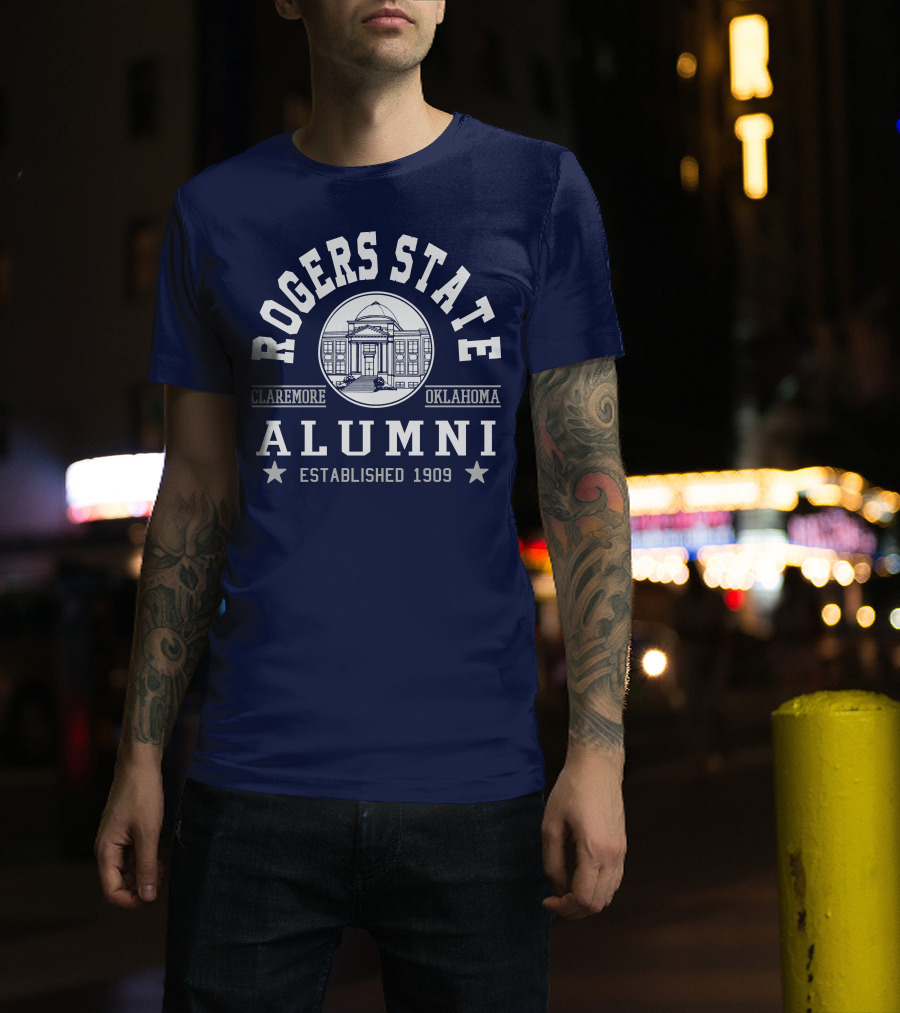 Rogers State Alumni Claremore Oklahoma Established 1909 T-Shirt