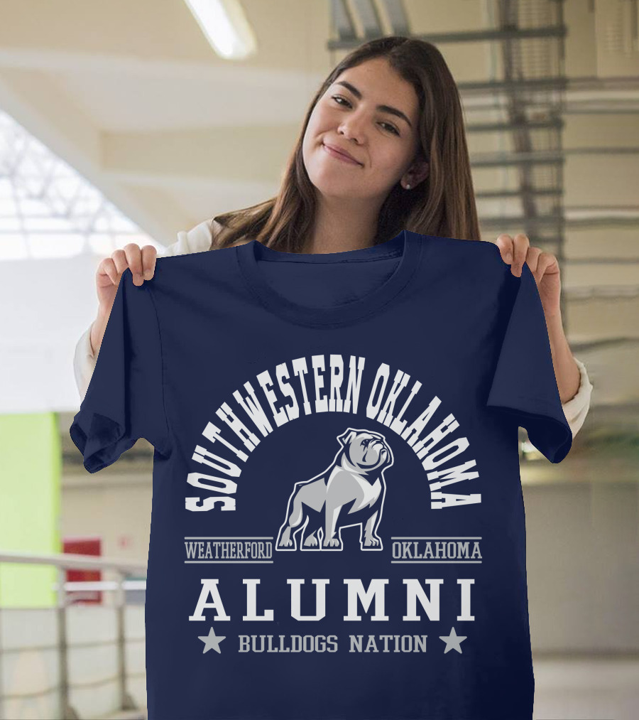 Southwestern Oklahoma Weatherford Bulldogs Alumni Nation T-Shirt
