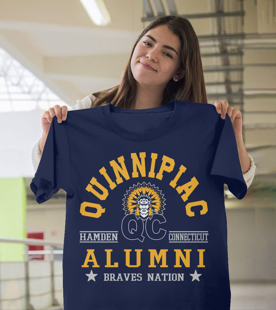 Quinnipiac QC Hamden Connecticut Alumni Braves Nation T-Shirt