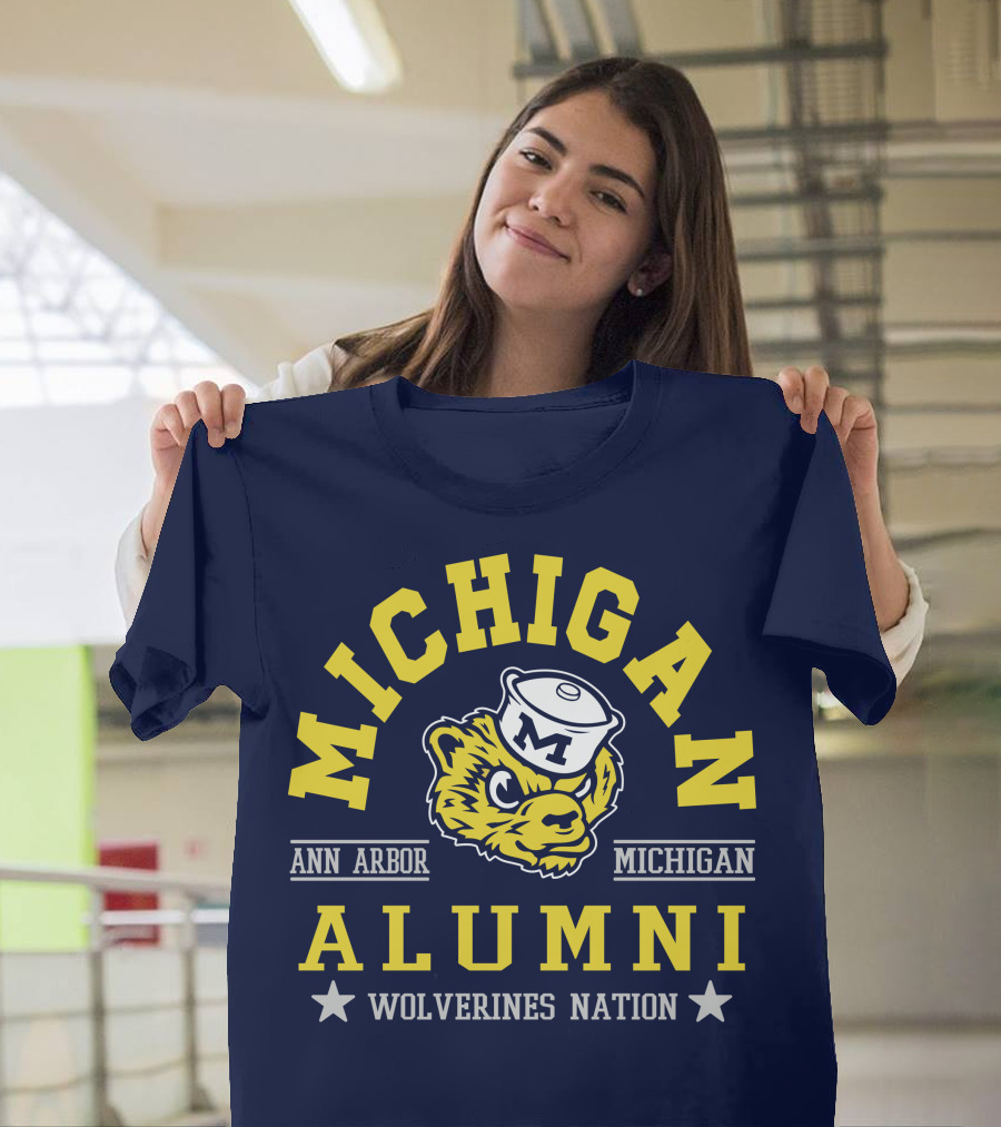 Michigan Alumni Wolverines Nation Ann Arbor Michigan T-Shirt