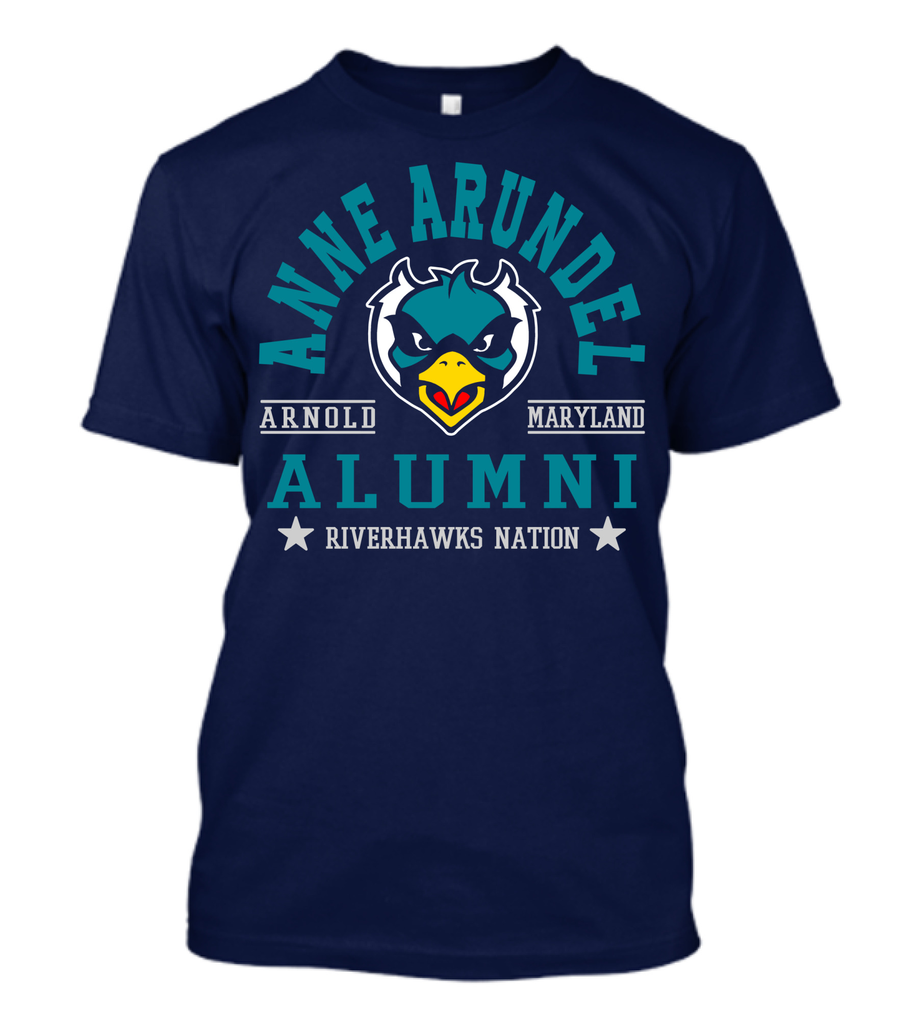 Anne Arundel Alumni Arnold Maryland Riverhawks Nation T-Shirt