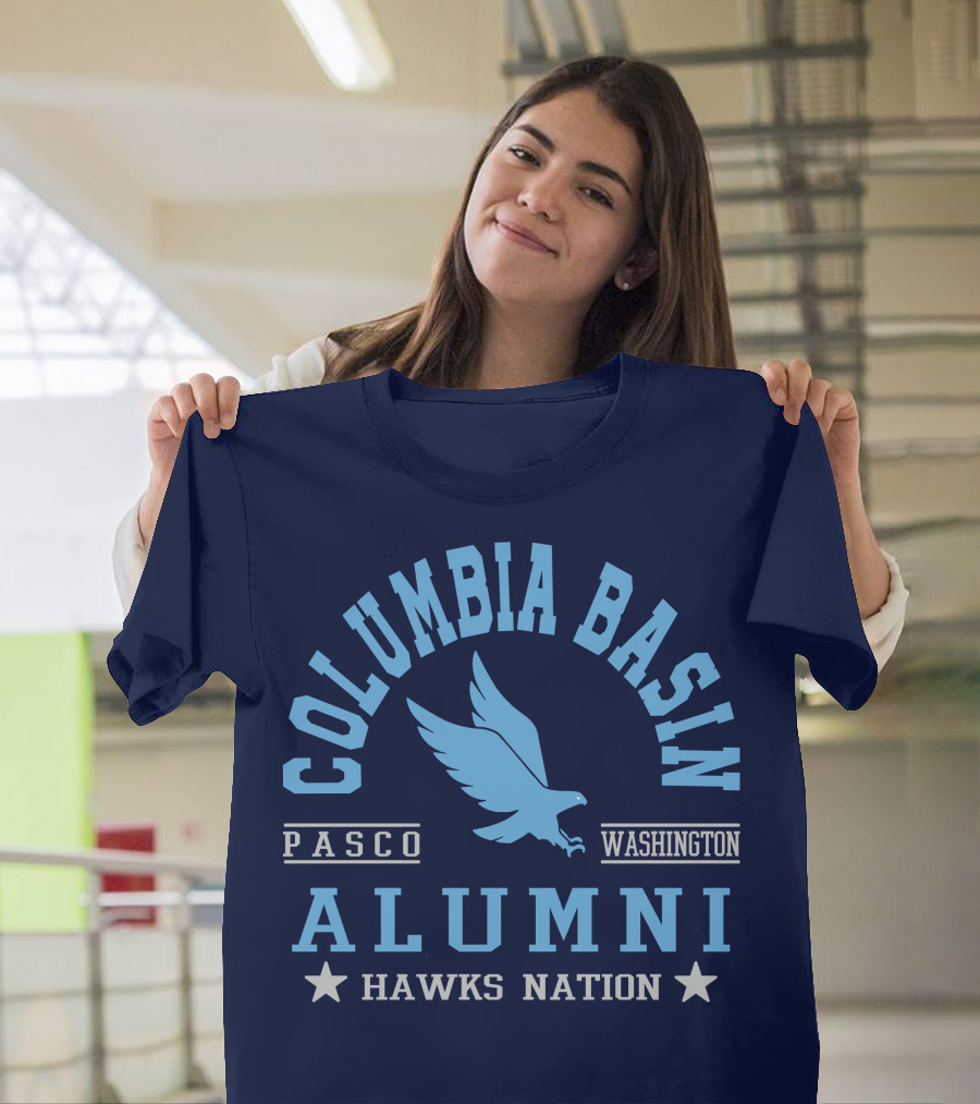 Columbia Basin Alumni Hawks Nation Pasco Washington T-Shirt