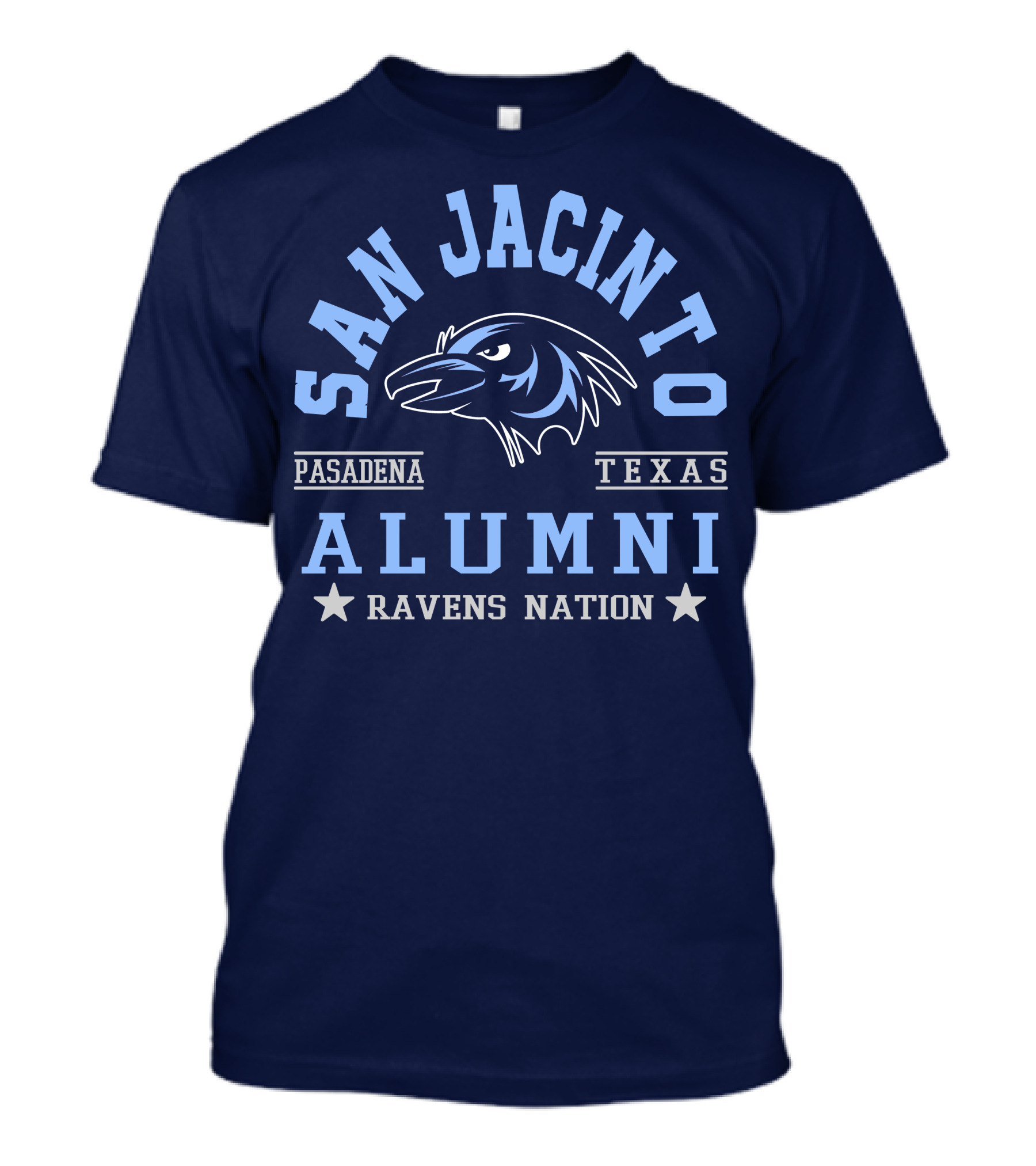 San Jacinto Pasadena Texas Alumni Ravens Nation T-Shirt
