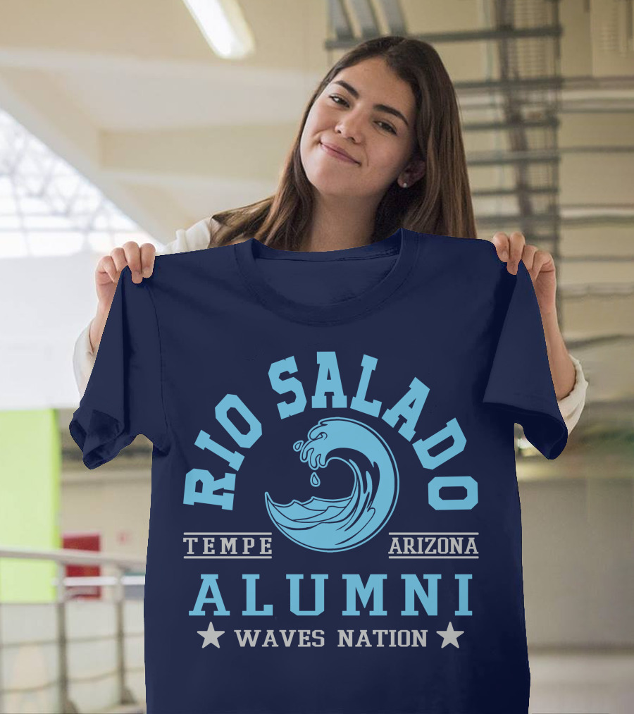 Rio Salado College Tempe Arizona Alumni Waves Nation T-Shirt