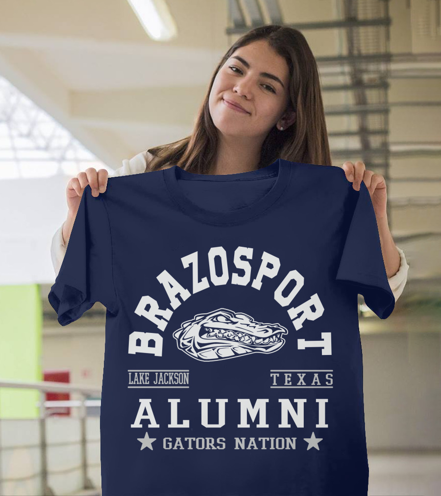 Brazosport Alumni Gators Nation Lake Jackson Texas T-Shirt