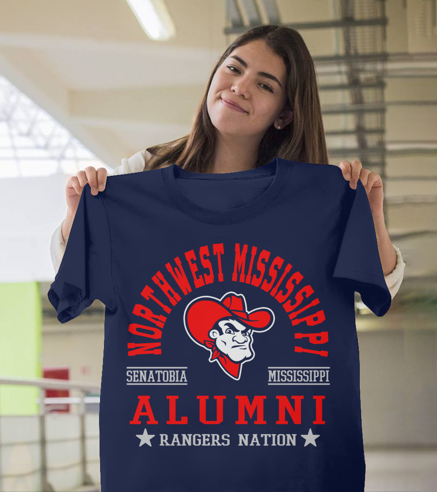 Northwest Mississippi Senatobia Alumni Rangers Nation T-Shirt