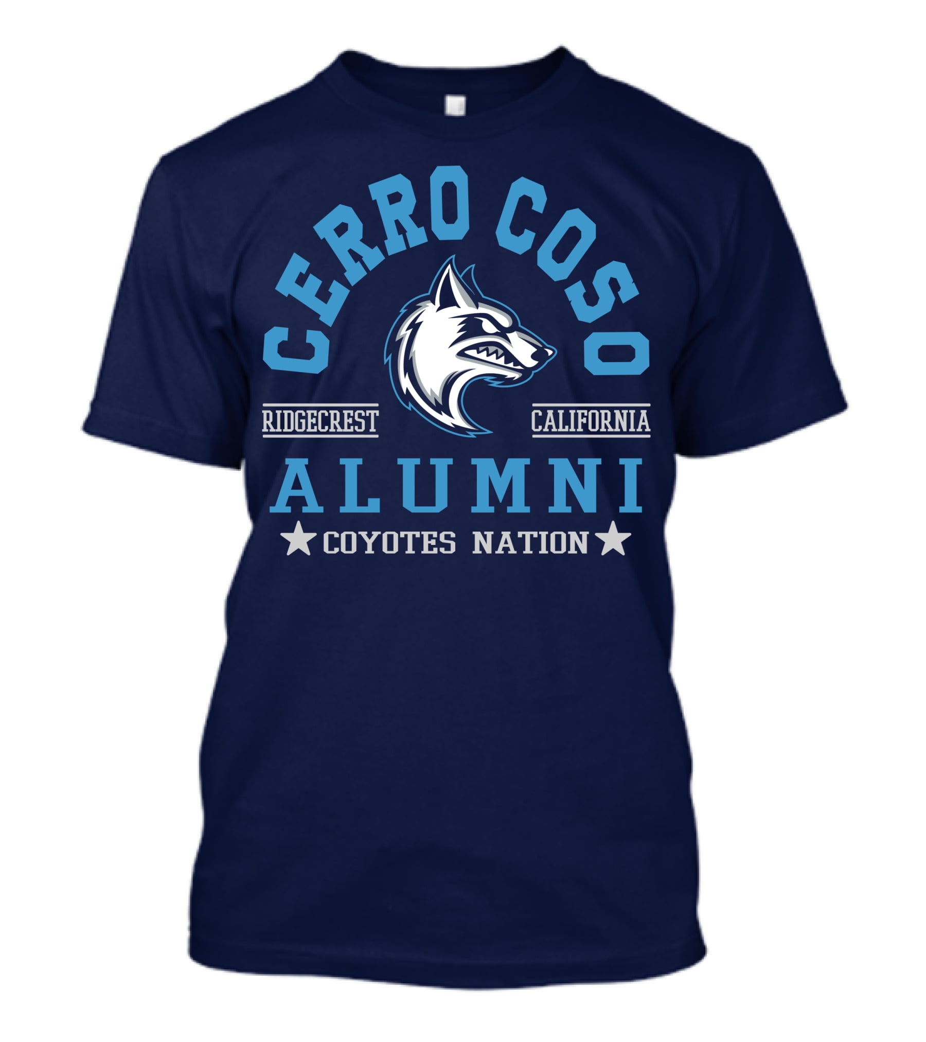 Cerro Coso Ridgecrest California Alumni Coyotes Nation T-Shirt