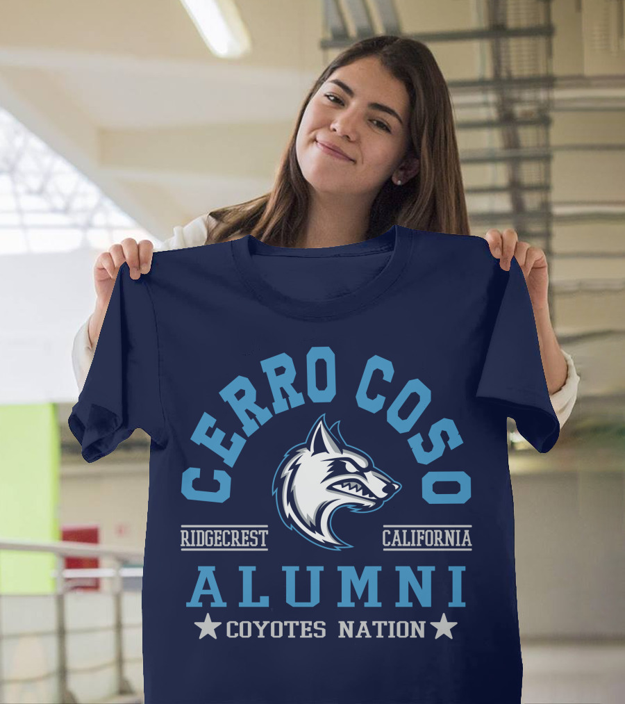 Cerro Coso Ridgecrest California Alumni Coyotes Nation T-Shirt