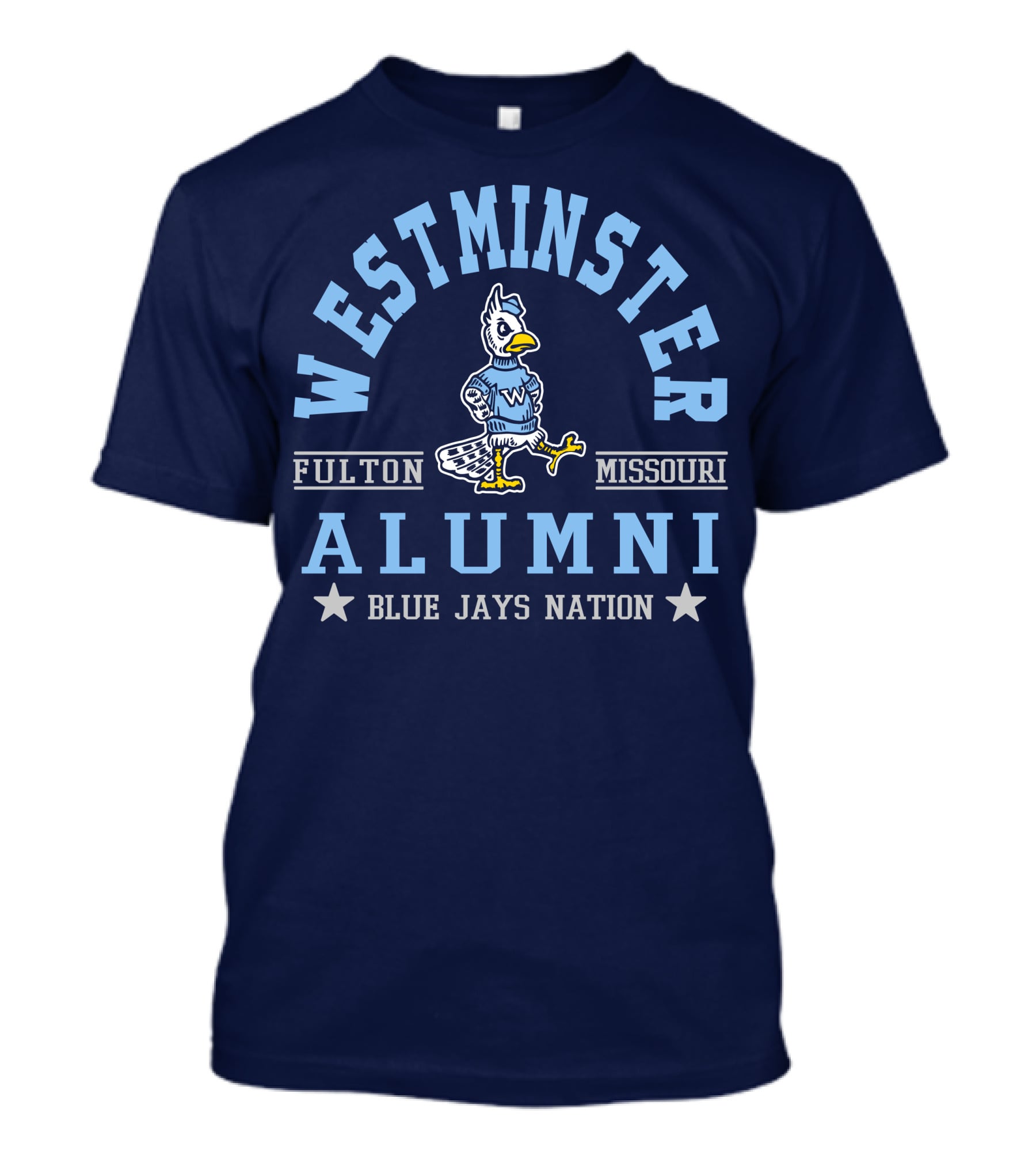 Westminster College Alumni Fulton Missouri Blue Jays Nation T-Shirt