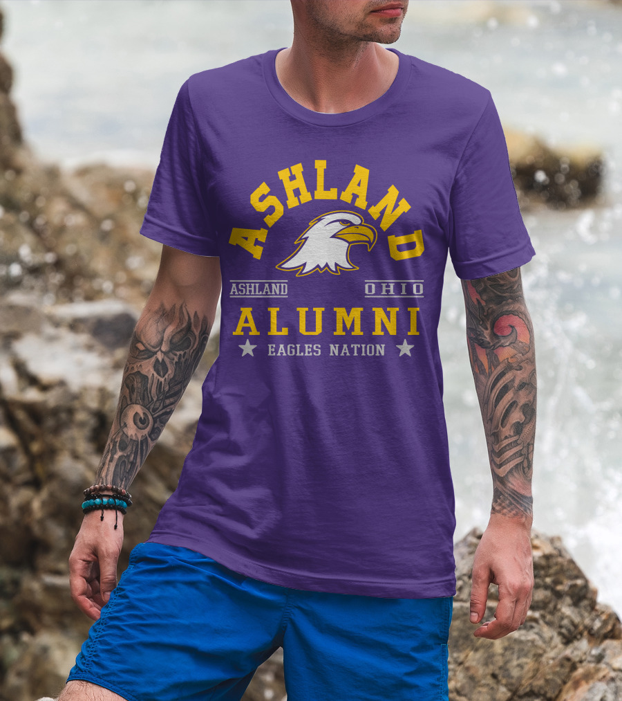 Ashland Ohio Eagles Alumni Nation T-Shirt