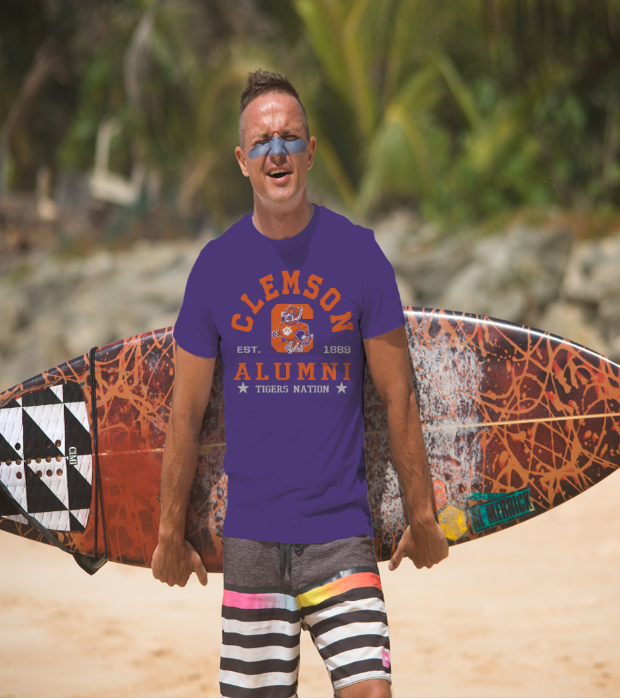 Clemson Alumni Tigers Nation Est. 1889 T-Shirt