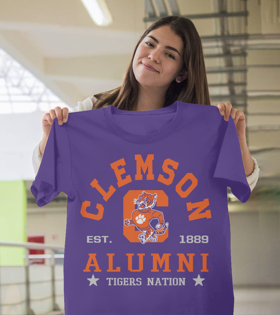 Clemson Alumni Tigers Nation Est. 1889 T-Shirt
