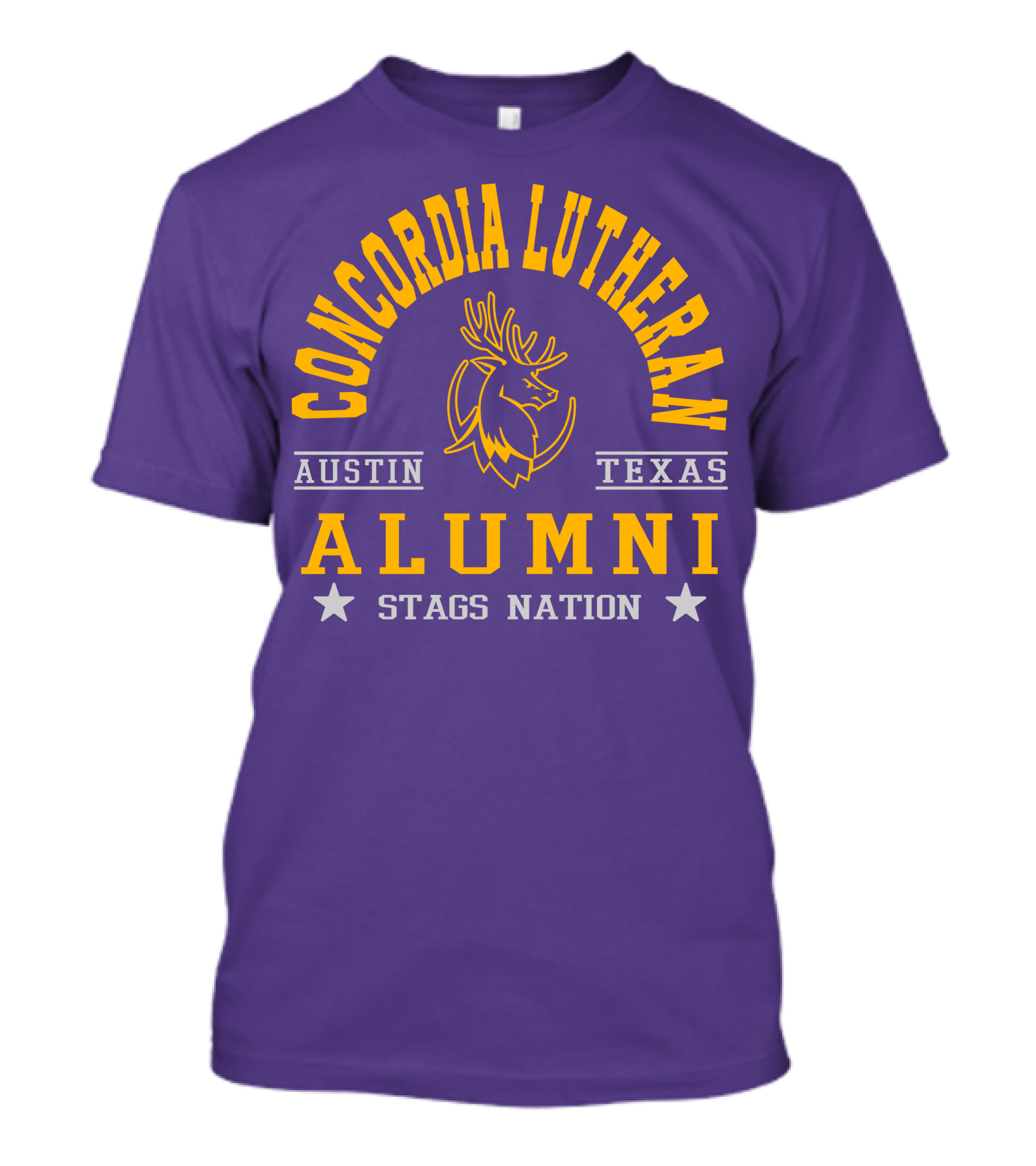 Concordia Lutheran Austin Texas Alumni Stags Nation T-Shirt