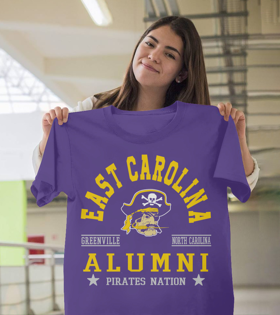 East Carolina Alumni Pirates Nation Greenville North Carolina T-Shirt