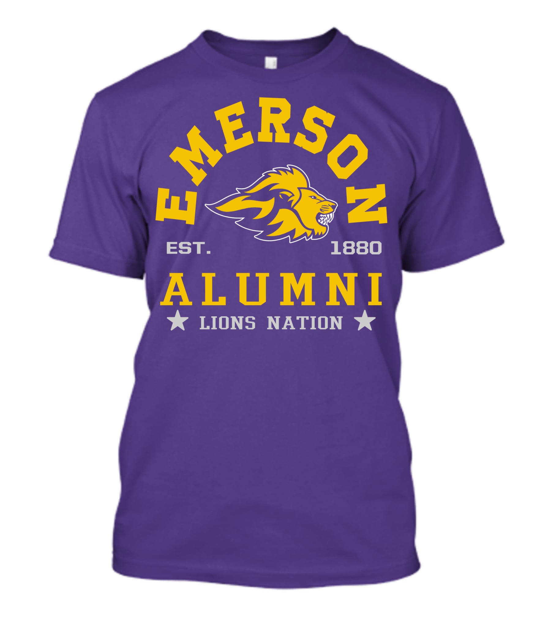 Emerson Alumni Lions Nation Est. 1880 T-Shirt