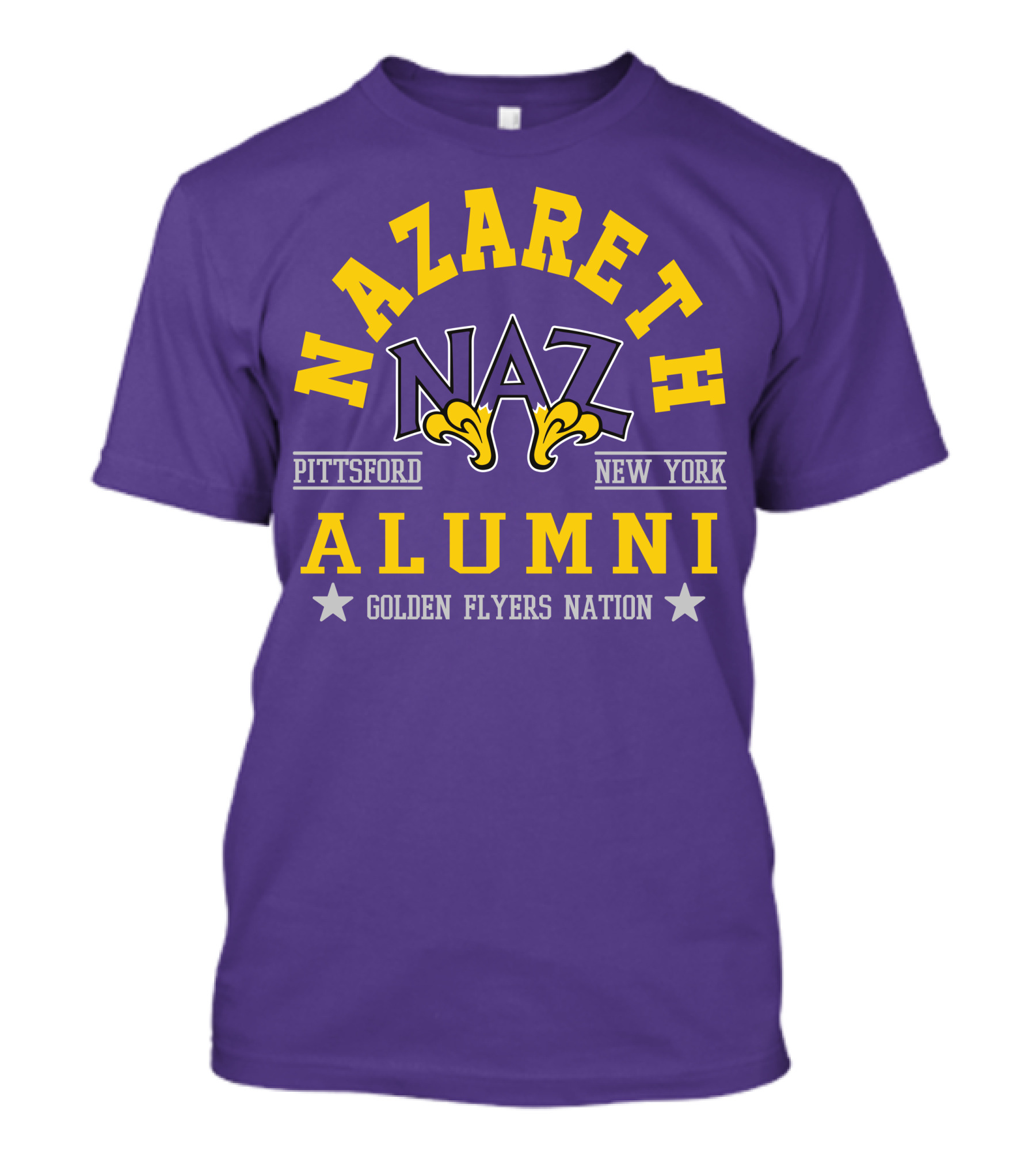 Nazareth College Alumni Pittsford New York Golden Flyers Nation T-Shirt