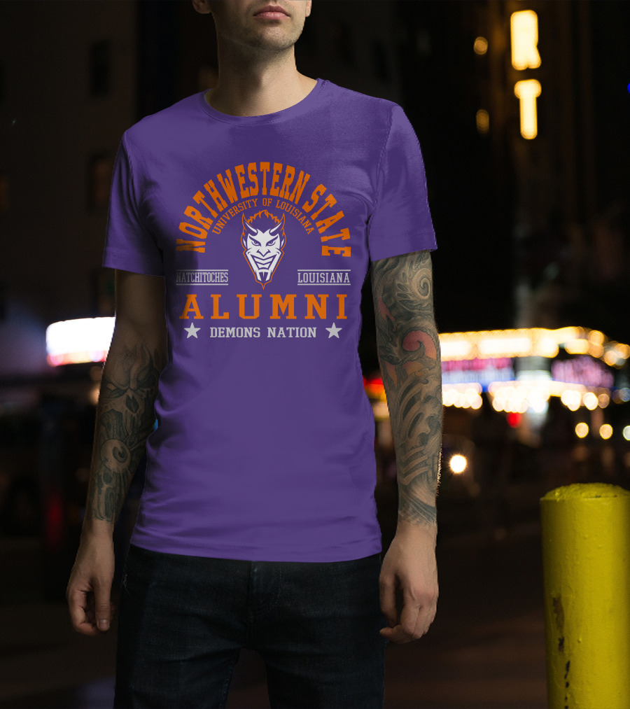 Northwestern State University Of Louisiana Alumni Demons Nation Natchitoches T-Shirt