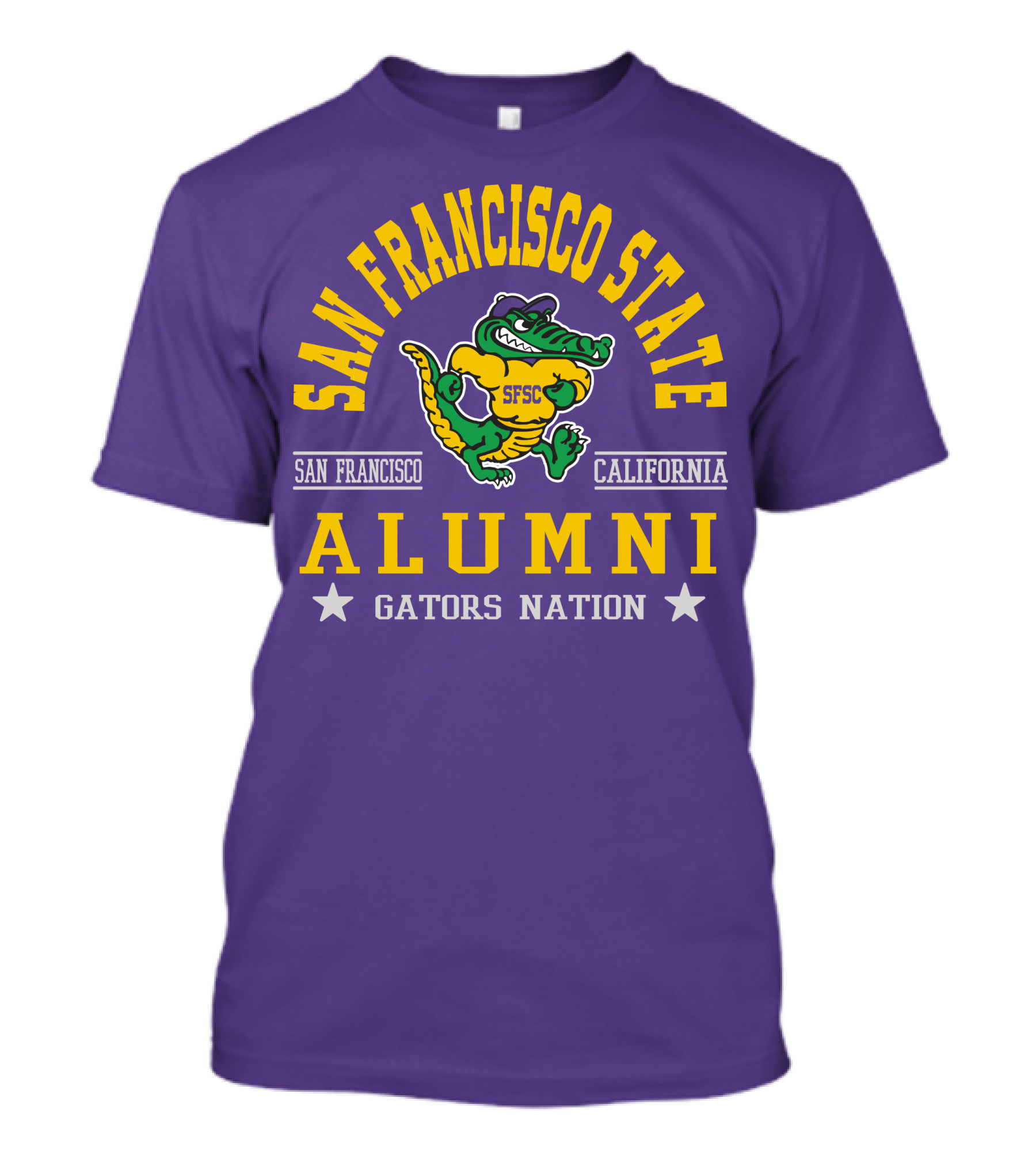 San Francisco State Alumni Gators Nation SFSC California T-Shirt