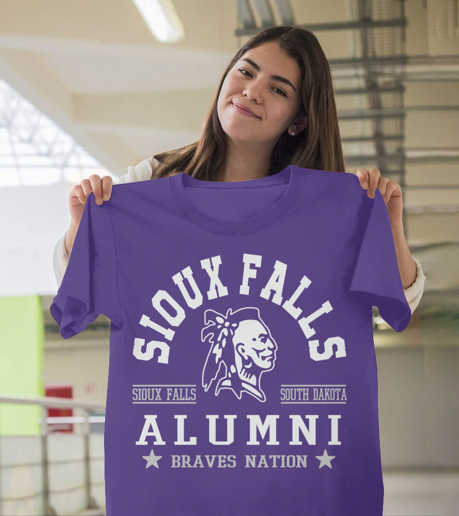 Sioux Falls South Dakota Alumni Braves Nation T-Shirt
