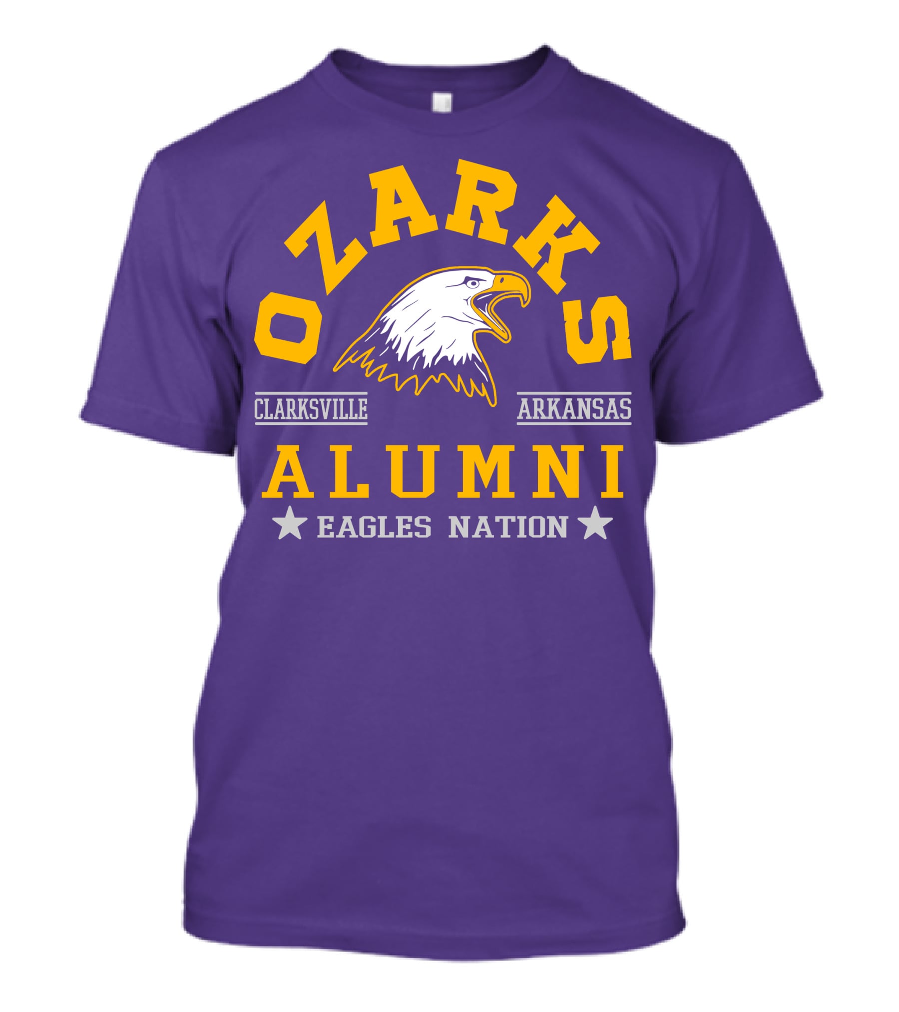 Ozarks Alumni Clarksville Arkansas Eagles Nation T-Shirt