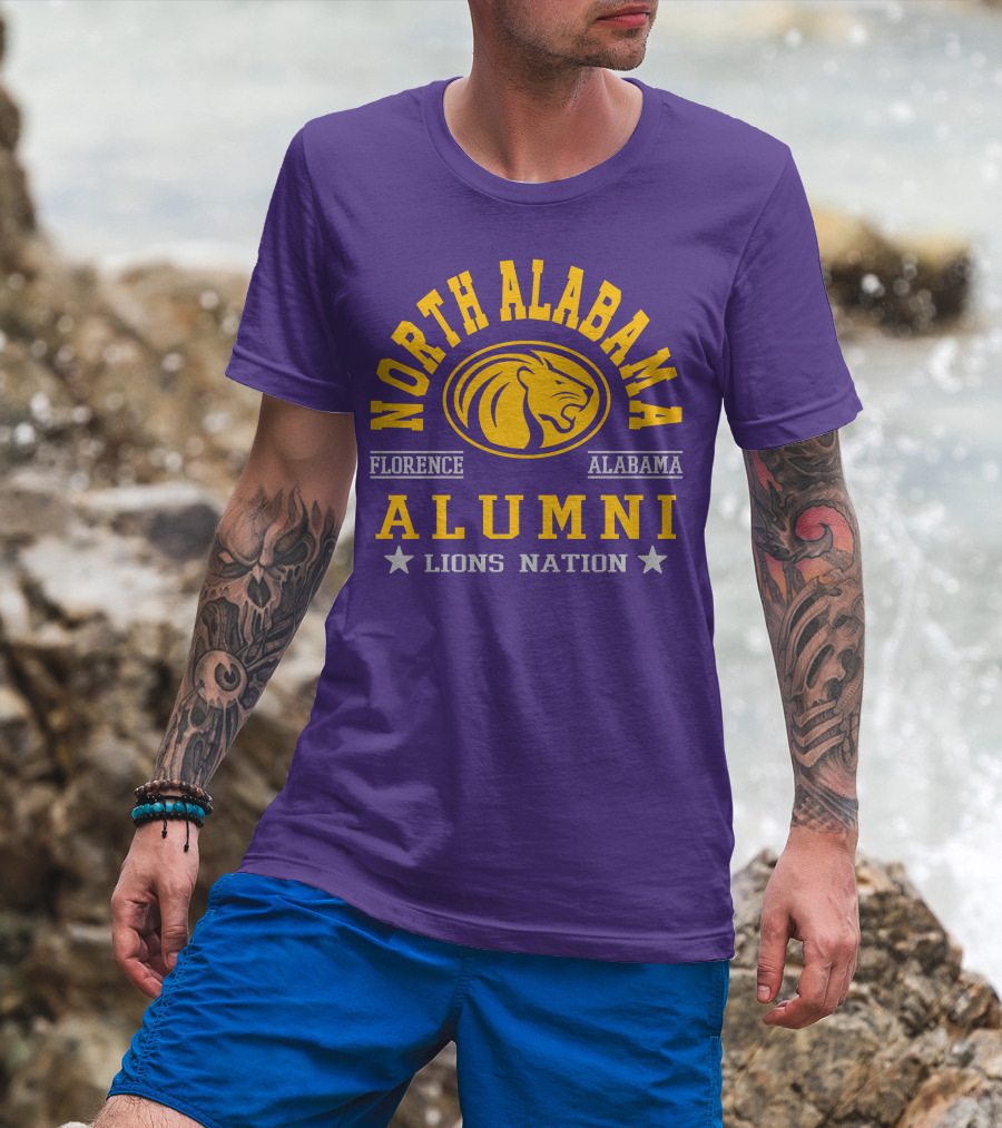 North Alabama Alumni Lions Nation Florence Alabama T-Shirt