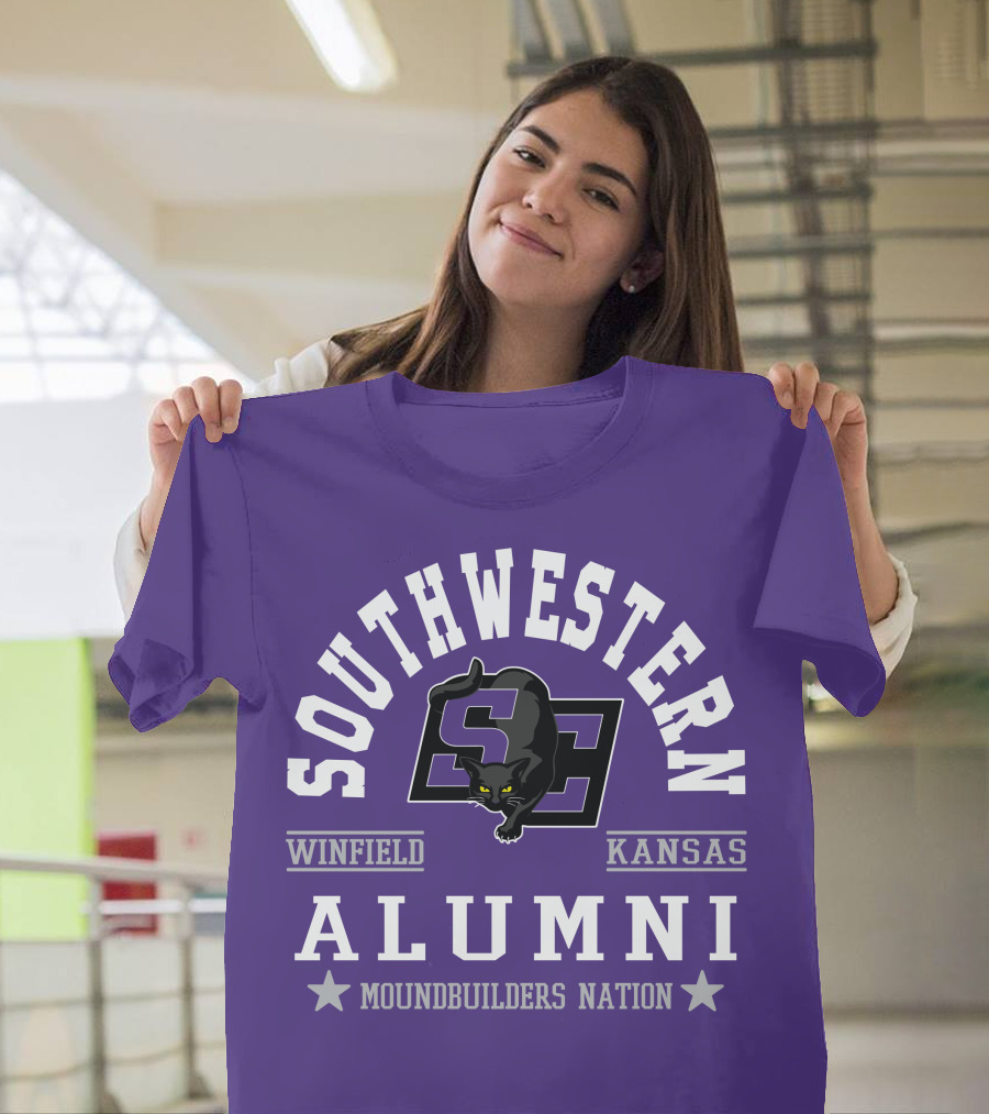 Southwestern Winfield Kansas Alumni Moundbuilders Nation T-Shirt
