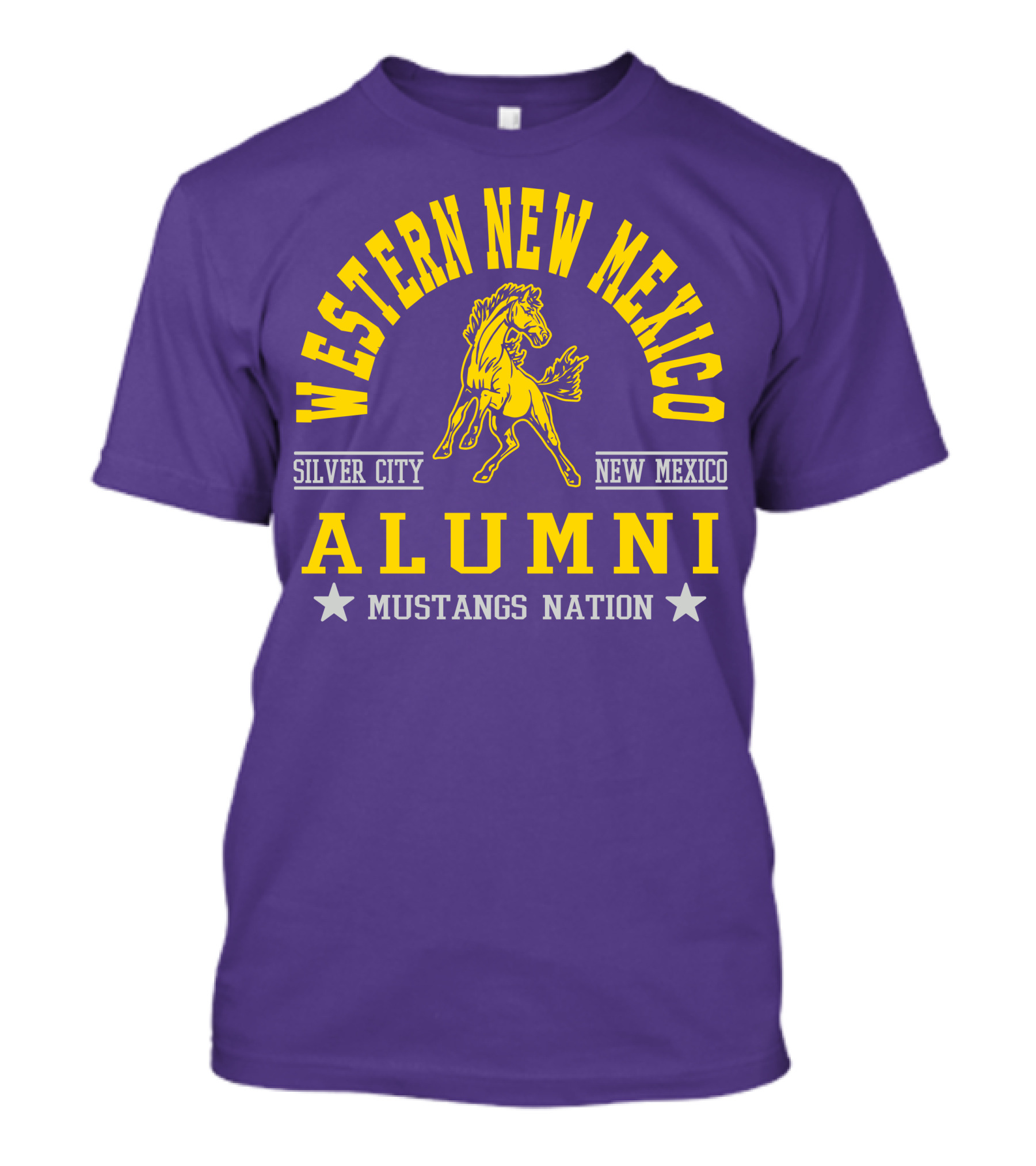 Western New Mexico University Silver City Alumni Mustangs Nation T-Shirt