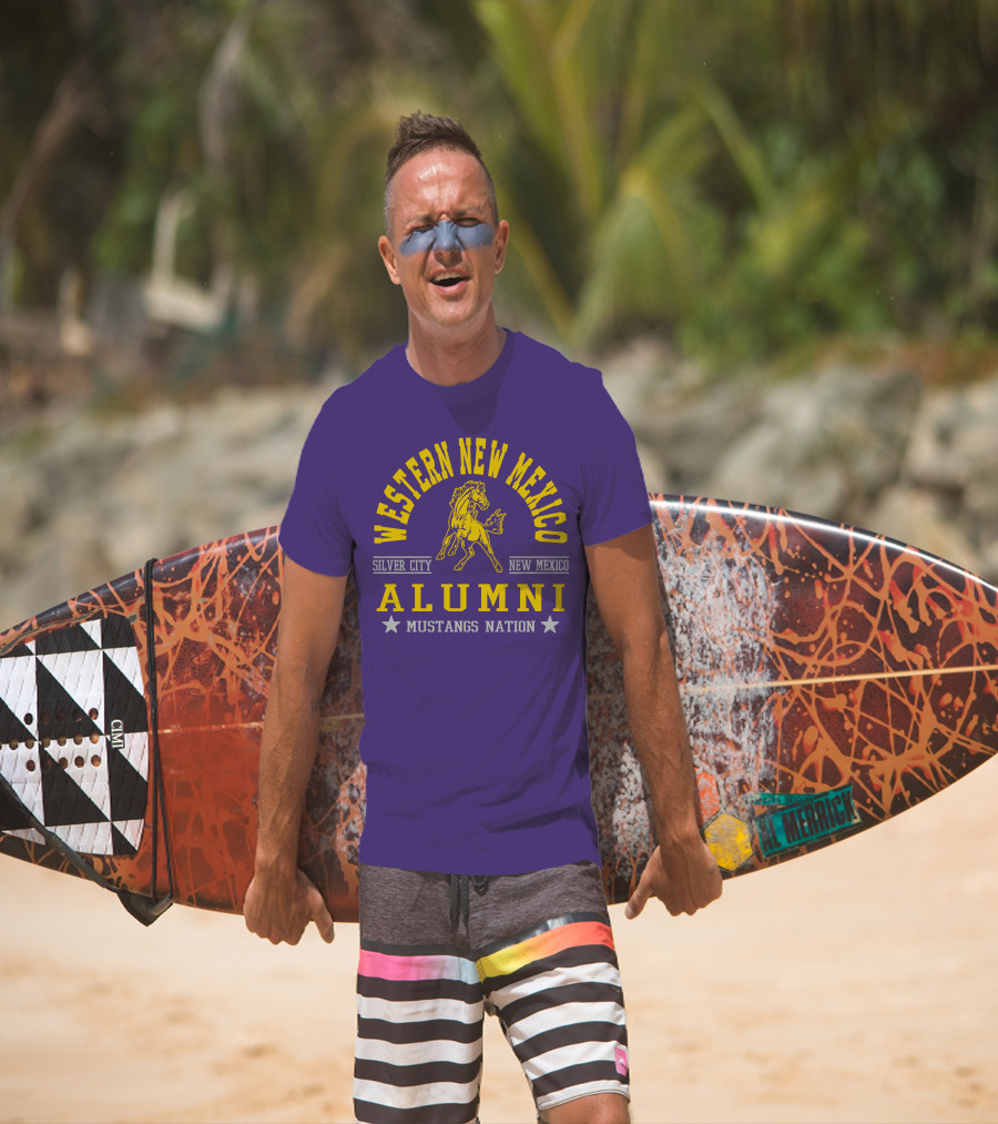 Western New Mexico University Silver City Alumni Mustangs Nation T-Shirt