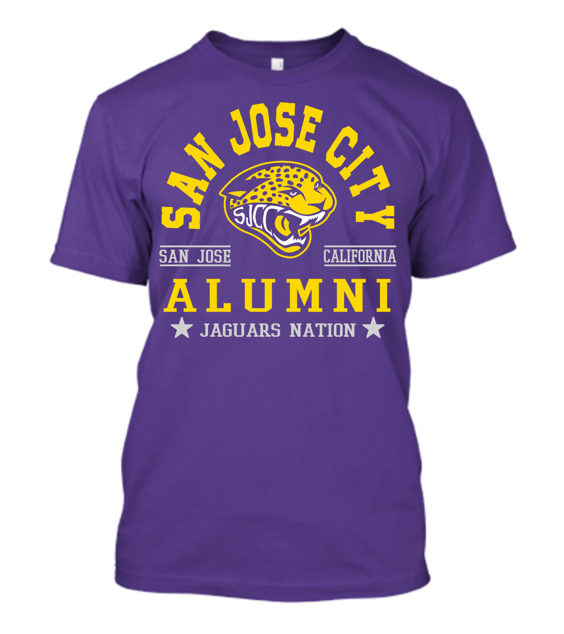 San Jose City California Alumni SJCC Jaguars Nation T-Shirt