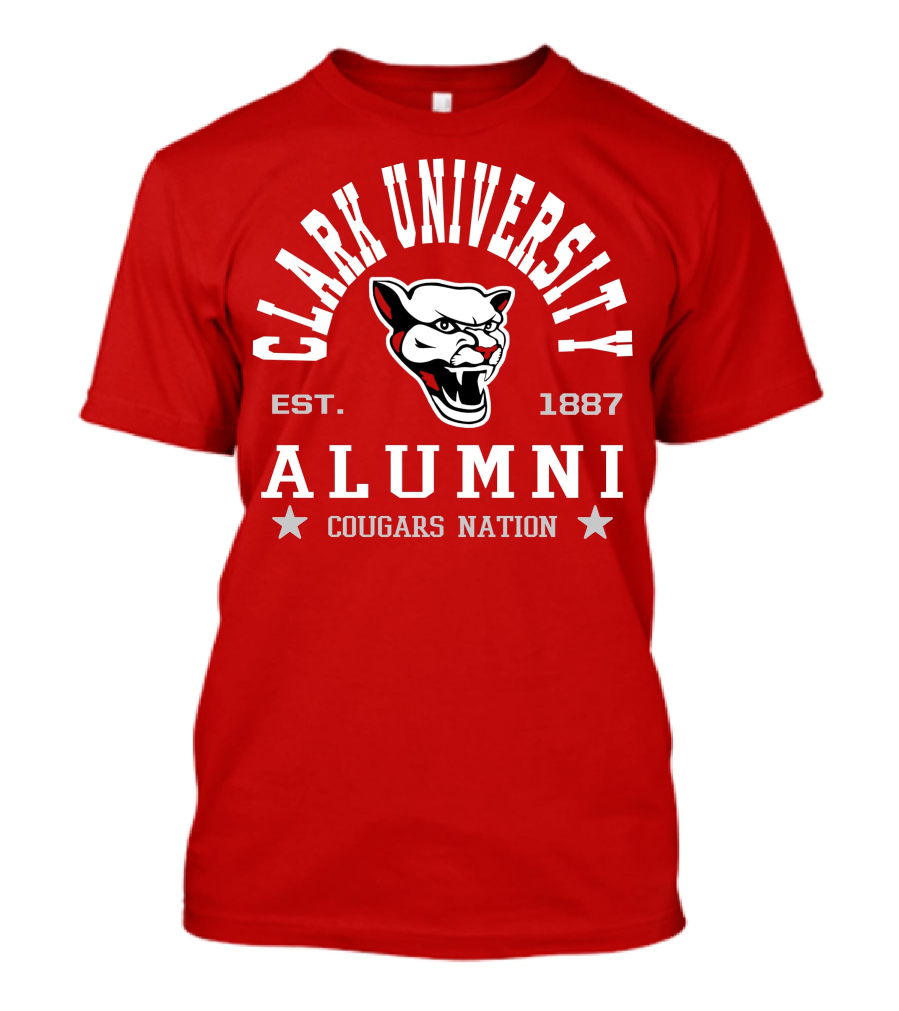 Clark University Alumni Cougars Nation Est. 1887 T-Shirt