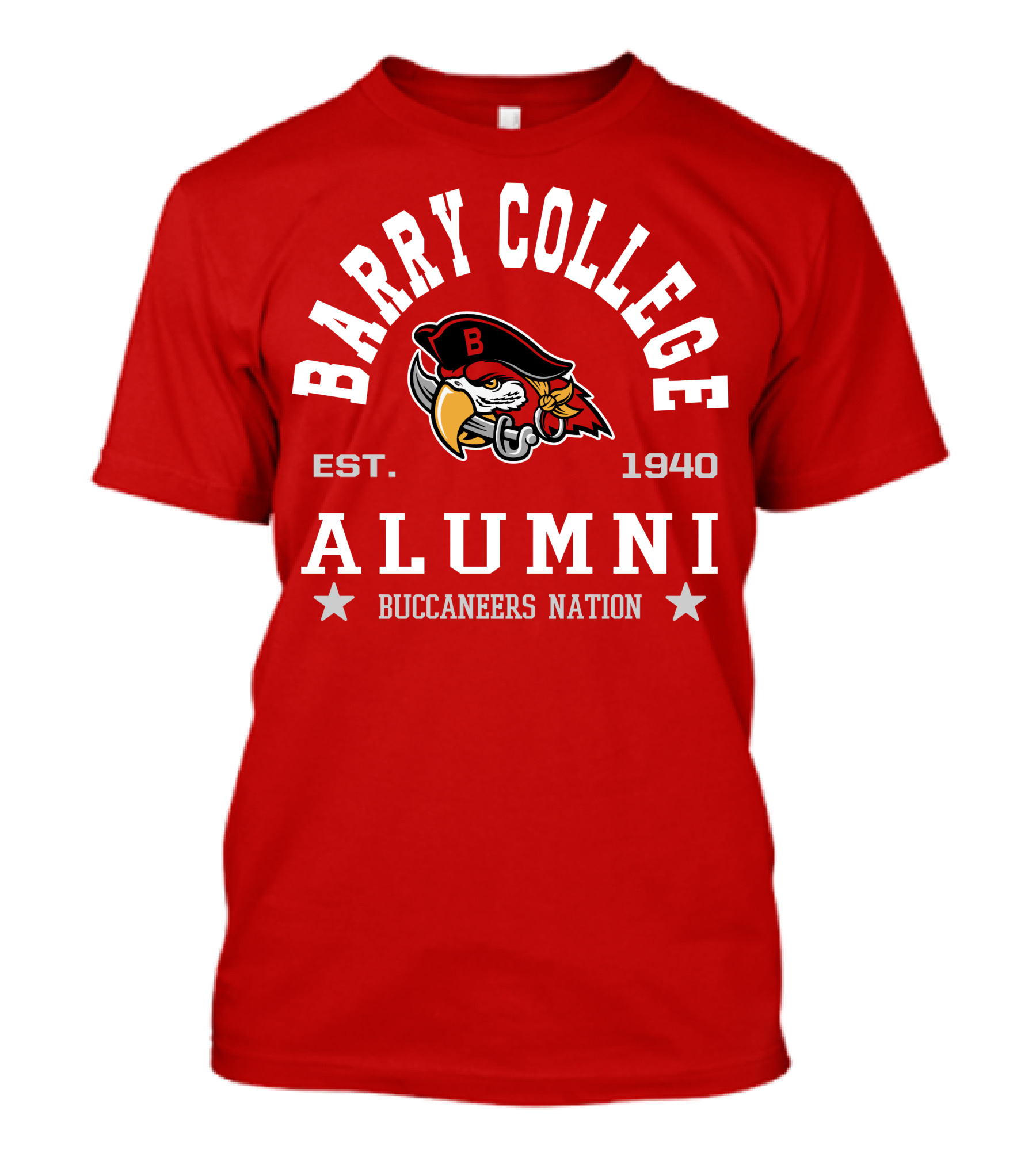 Barry College Alumni Buccaneers Nation Est. 1940 T-Shirt