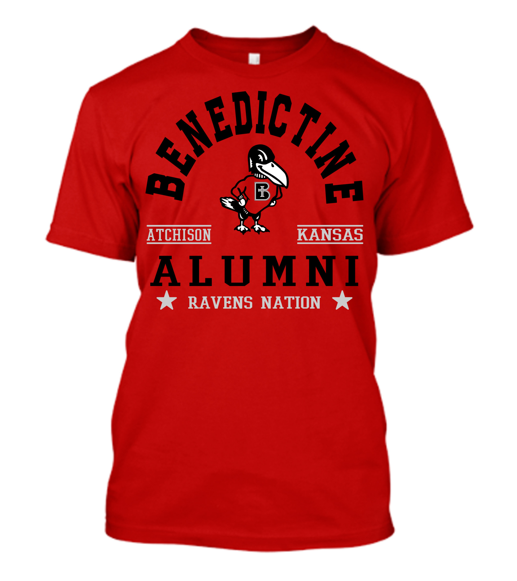 Benedictine Alumni Atchison Kansas Ravens Nation T-Shirt