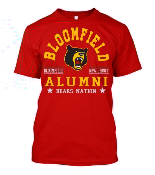 Bloomfield New Jersey Alumni Bears Nation T-Shirt