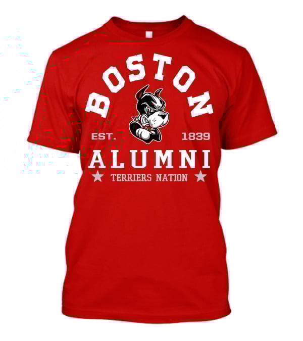 Boston University Alumni Established 1839 Terriers Nation T-Shirt
