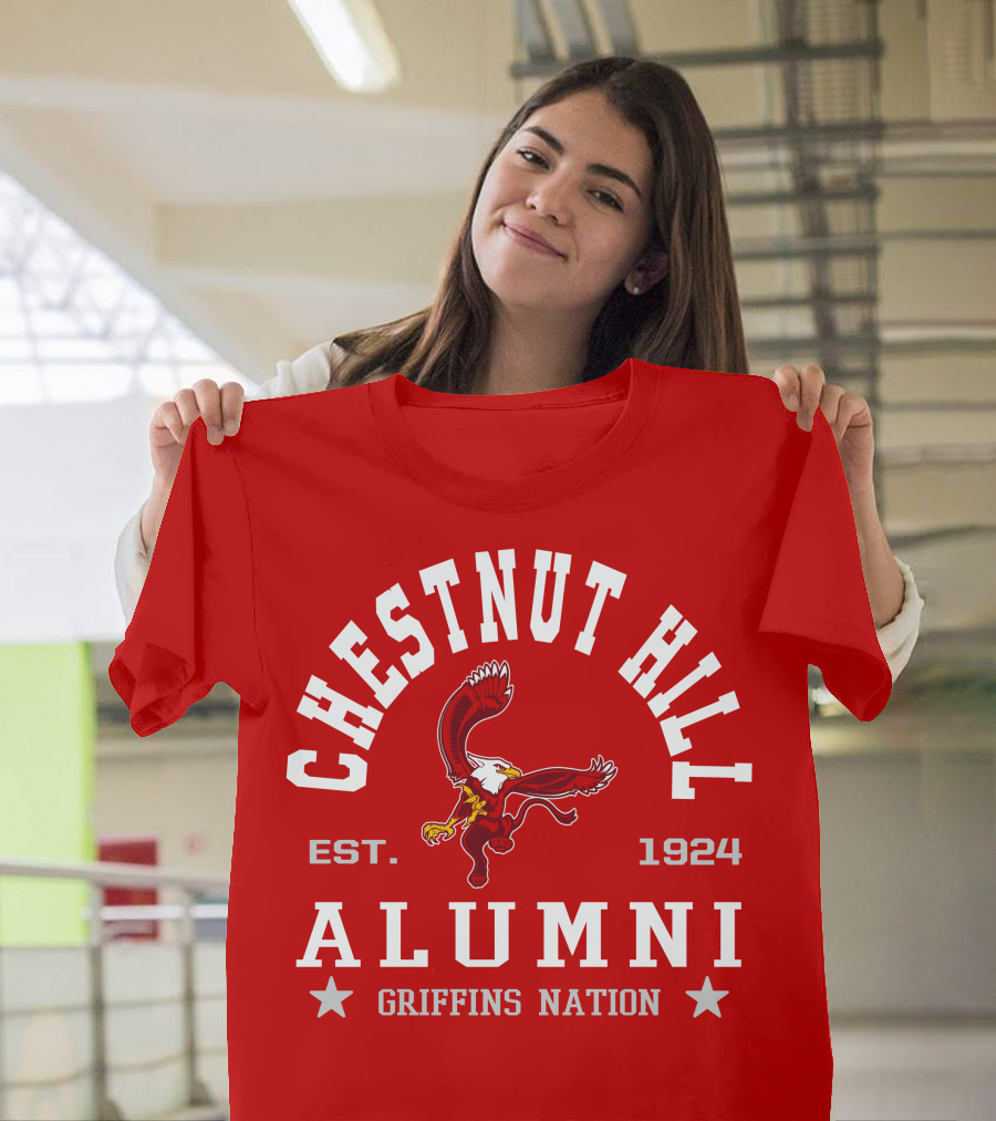 Chestnut Hill Alumni Griffins Nation Est. 1924 T-Shirt