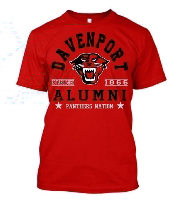 Davenport Alumni Panthers Nation Established 1866 T-Shirt