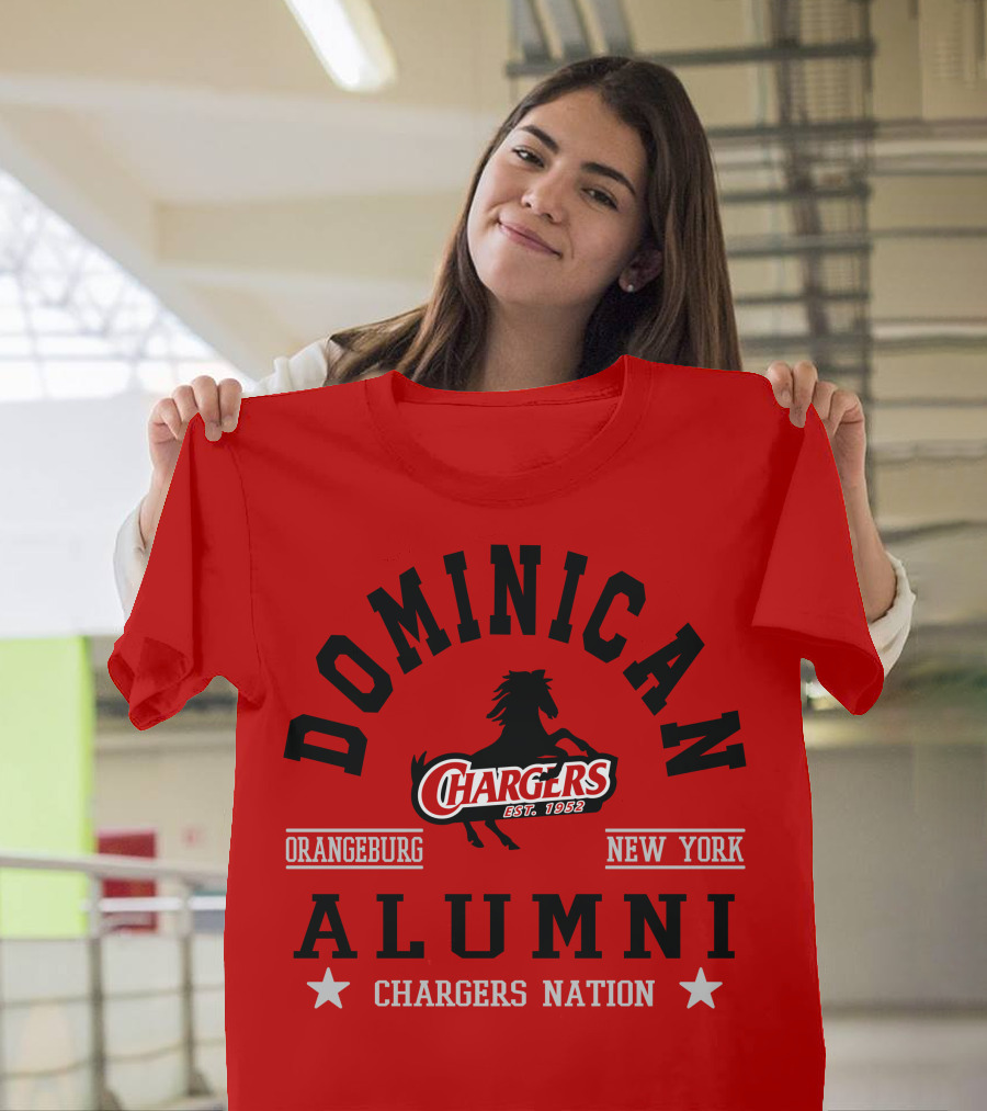 Dominican Chargers Alumni Orangeburg New York Chargers Nation T-Shirt