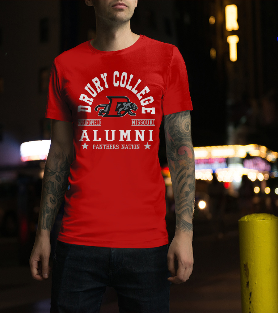 Drury College Springfield Missouri Alumni Panthers Nation T-Shirt