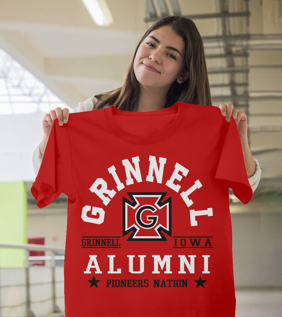 Grinnell Iowa Alumni Pioneers Nation T-Shirt
