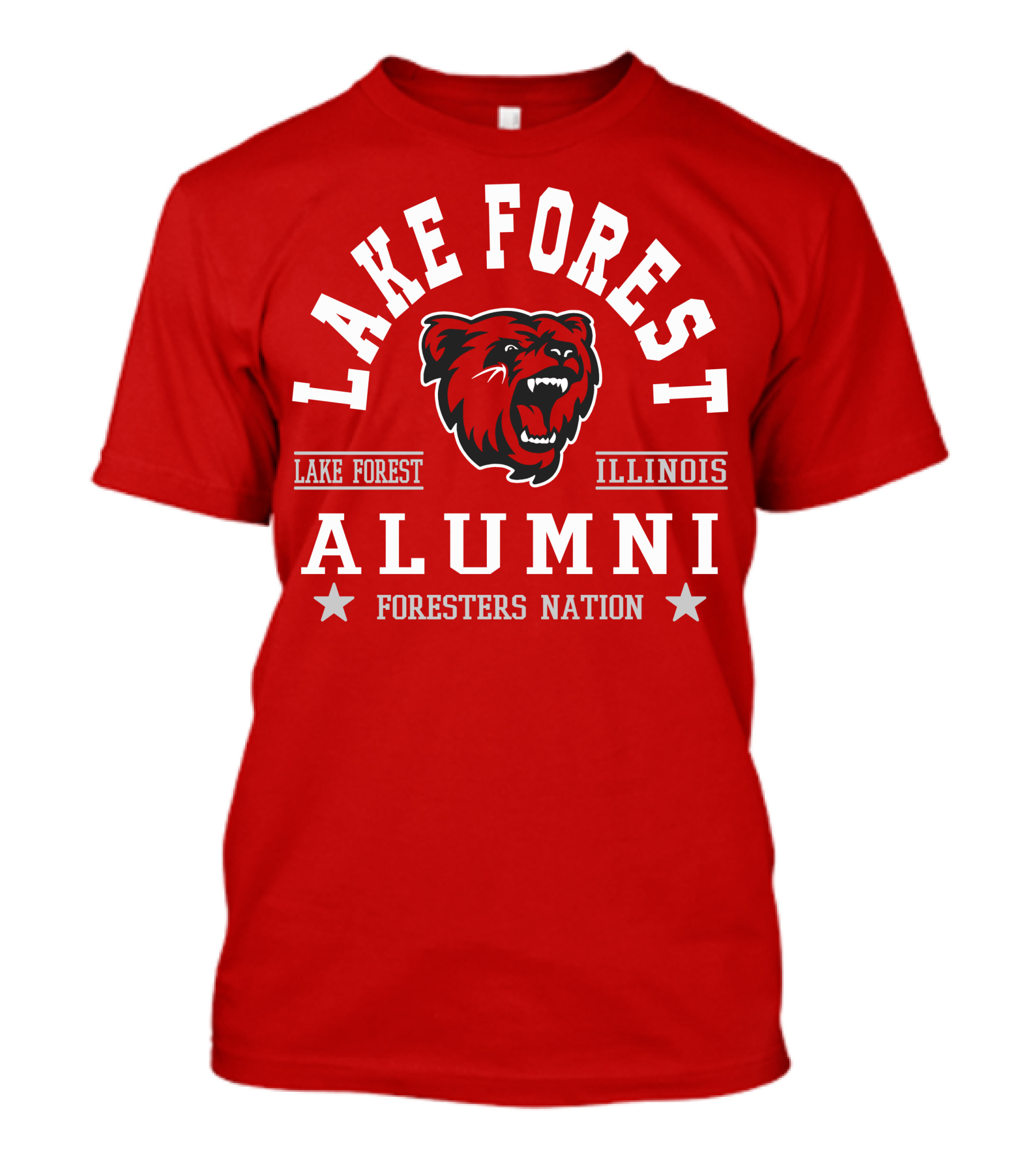 Lake Forest Illinois Alumni Foresters Nation T-Shirt
