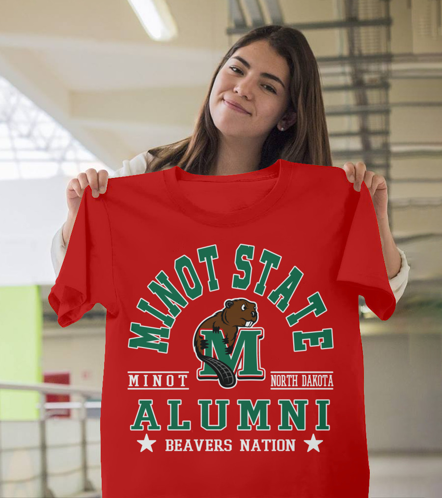 Minot State Alumni Beavers Nation North Dakota T-Shirt